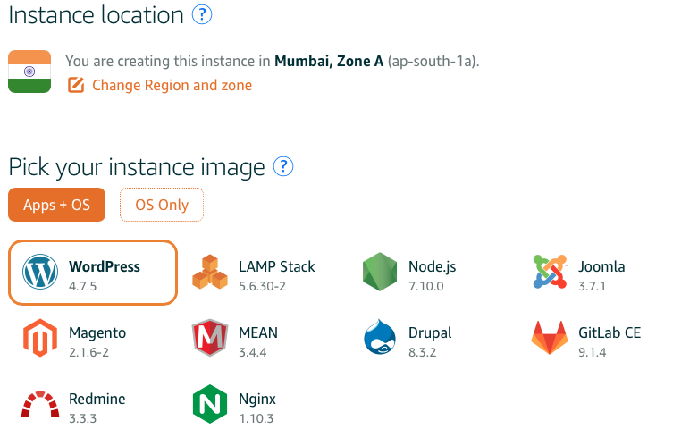 WordPress Install On AWS LightSail