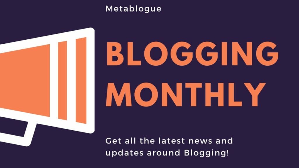 Blogging Monthly Podcast Episode 001