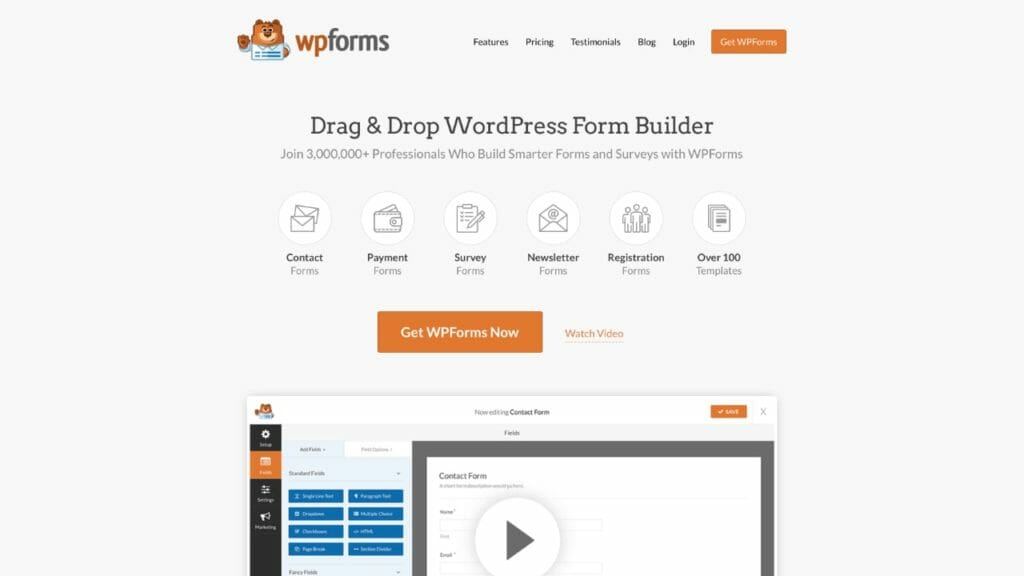 WPForms WordPress Plugin For Creating Forms and Surveys