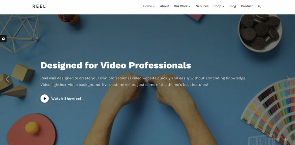 Reel WordPress Theme For Vloggers