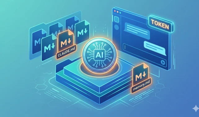 A screenshot of an AI chat interface showing a token usage counter with tips on how to save AI tokens highlighted.