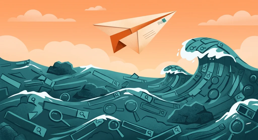 Email newsletter flying safely above unstable search traffic