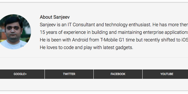 Author Box After Modifications