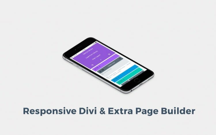 Mobile Friendly Divi Page Builder