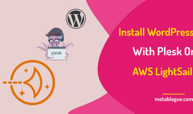 Install WordPress With Plesk On AWS LightSail