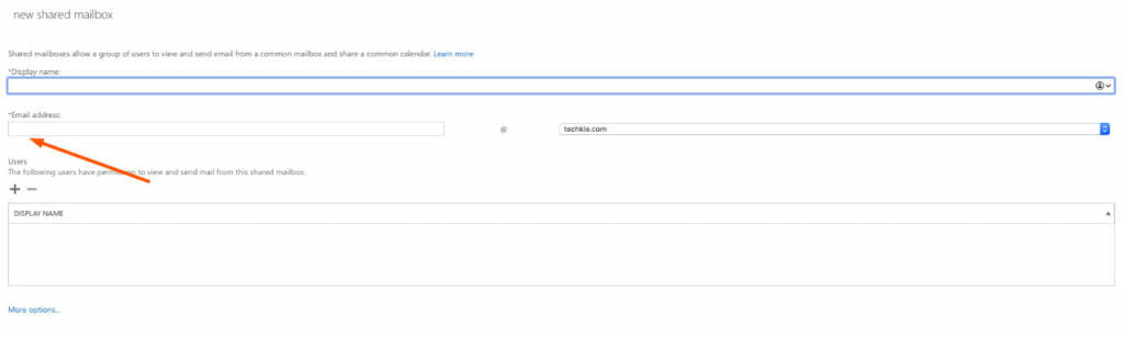 Create New Shared Mailbox For Microsoft 365 Account