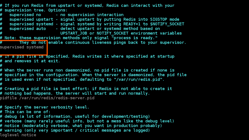Edit Redis Server Configuration File