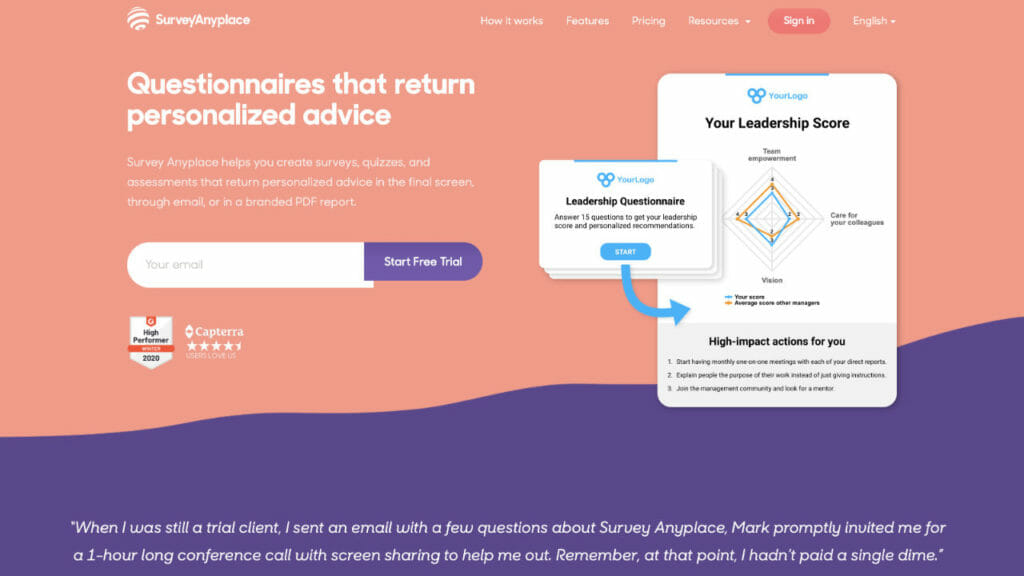 Survey Anyplace To Create Quizzes