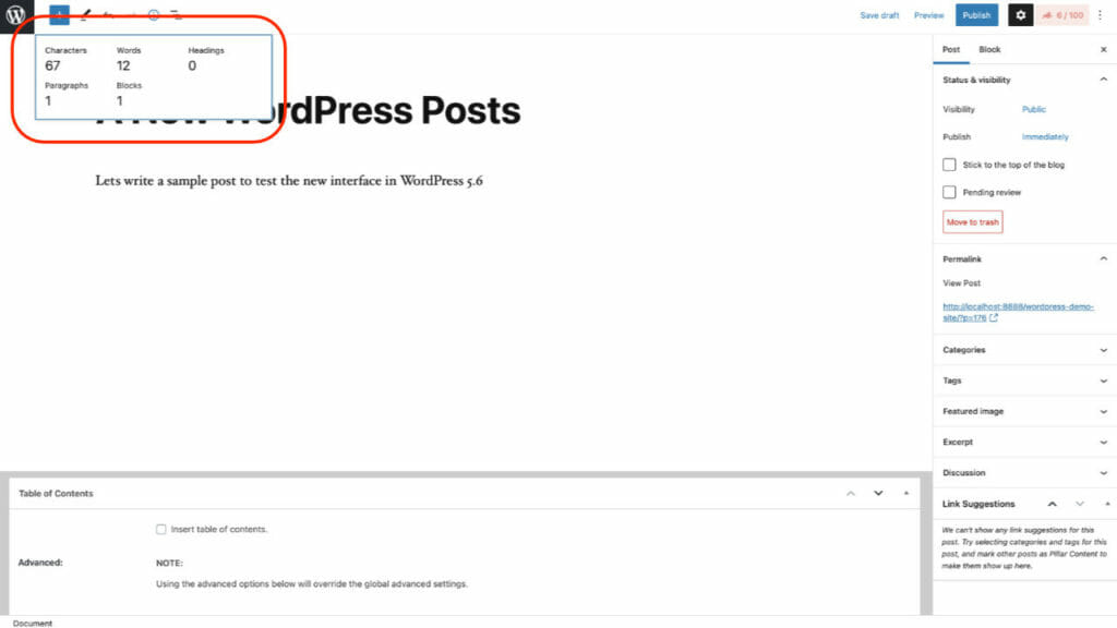 WordPress 5.6 Editor Enhancement