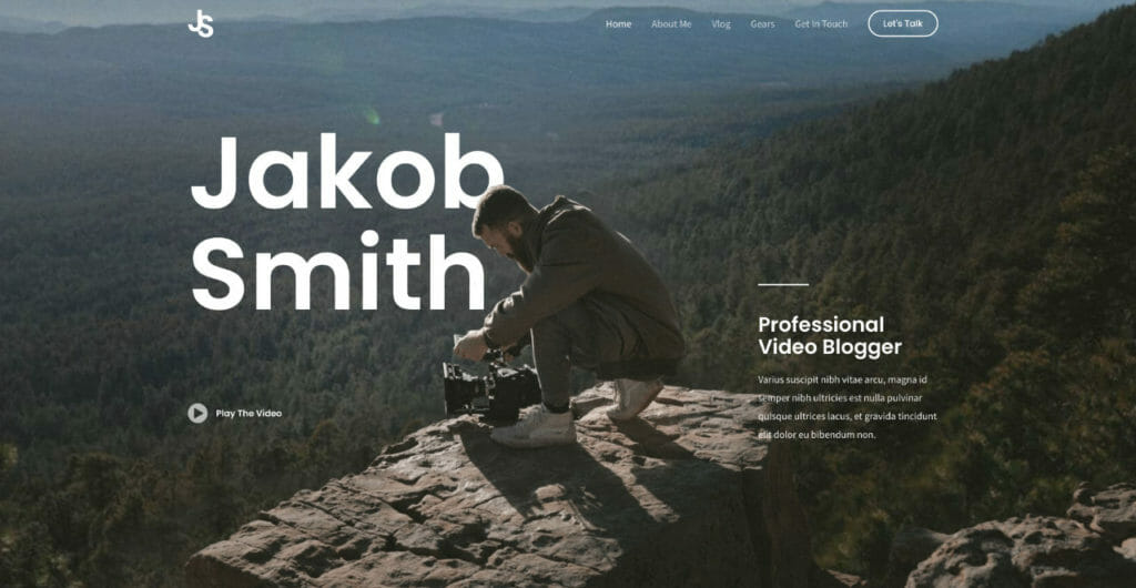 Astra WordPress Theme Vlogger Layout