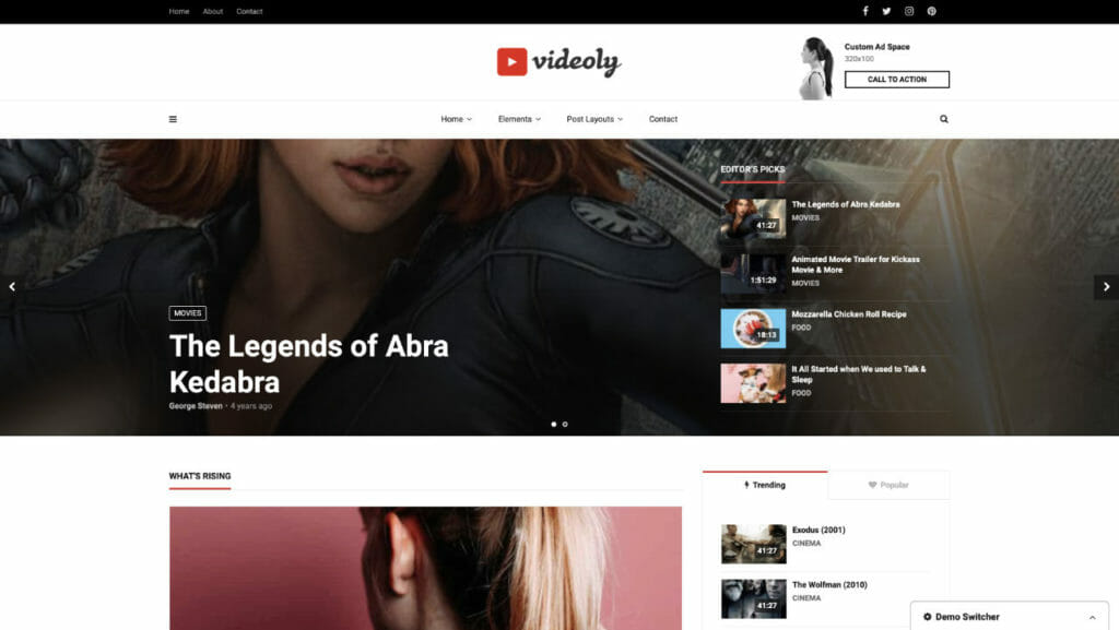 Videoly WordPress Theme